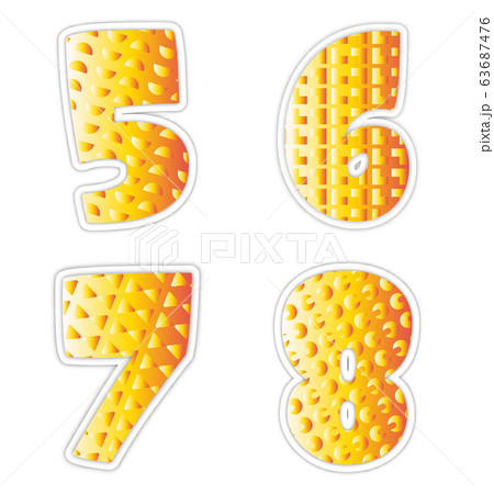 Five, six, seven, eight golden vintage numbers with shadow. Numbers of lines with flourishes. Font in royal style. Five, six, seven, eight golden vintage numbers with shadow. Numbers of lines with flourishes. Font in royal style. 63687476