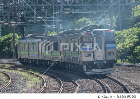 JR北海道キハ201系　小樽築港駅 63689069