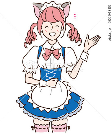 メイドさん　猫耳メイド　カラーバリエーション 63694389