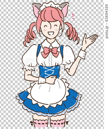 メイドさん　猫耳メイド　カラーバリエーション 63694389