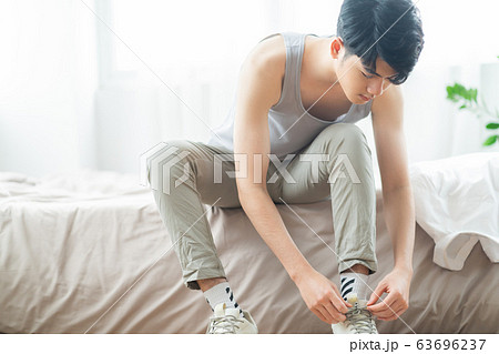 Man beauty, man at home Man beauty, man at home 63696237