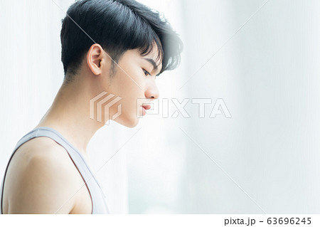 Man beauty, man at home Man beauty, man at home 63696245