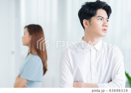 Couple. broke up, fight, domestic violence Couple. broke up, fight, domestic violence 63696319