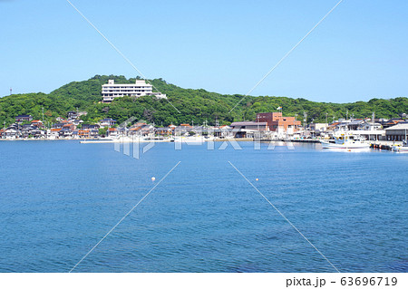 越ヶ浜の漁村の景色 越ヶ浜の漁村の景色 63696719