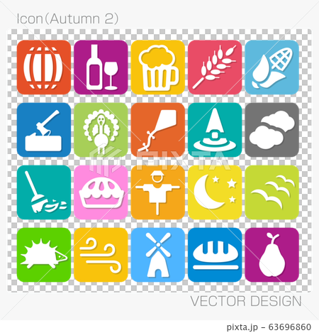 アイコン・秋（Autumn-2）Vector Design 63696860