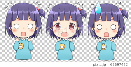 制服を着た幼稚園児 女の子 セット 驚き 制服を着た幼稚園児 女の子 セット 驚き 63697452