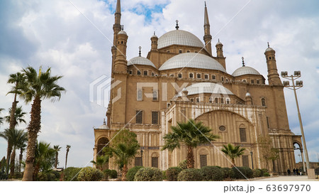 View of the old part of Cairo. Mosque-Madrassa of 63697970