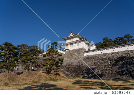 福島県　二本松城　三の丸高石垣 63698248