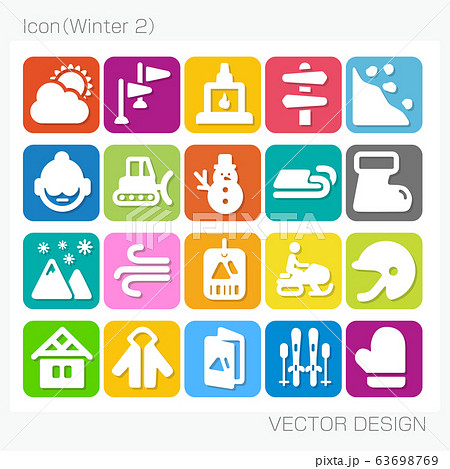 アイコン・冬(Winter-2)Vector Design アイコン・冬(Winter-2)Vector Design 63698769