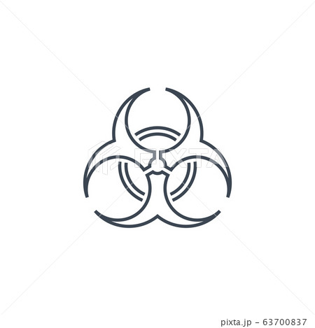 Biological Hazard Vector Icon Biological Hazard Vector Icon 63700837
