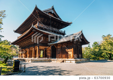 Sanmon gate at Nanzen-ji Temple in Kyoto, Japan Sanmon gate at Nanzen-ji Temple in Kyoto, Japan 63700930