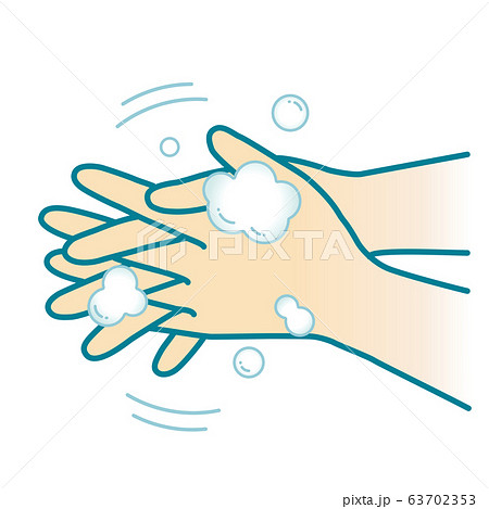 手洗い02_カラー 63702353