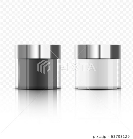 Hydrating facial cream for annual sale or festival sale. silver and gold cream mask bottle isolated on glitter particles background. Graceful cosmetic ads, illustration. 63703129