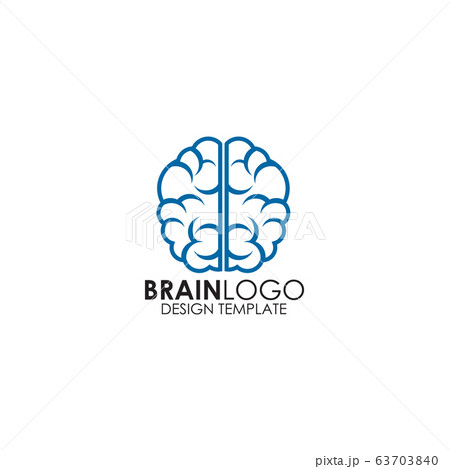 Brain logo design vector template Brain logo design vector template 63703840