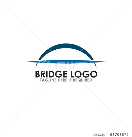 Bridge icon logo design vector template Bridge icon logo design vector template 63703875