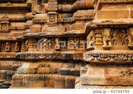 Western Group of Temples, ancient ruins in khajuraho, India 63704765