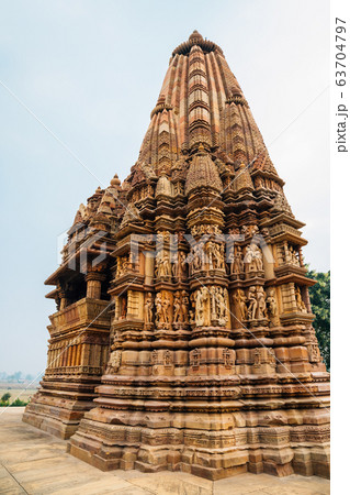 Javari Temple ancient ruins in khajuraho, India Javari Temple ancient ruins in khajuraho, India 63704797