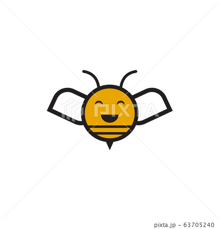 Bee icon logo design inspiration vector 63705240