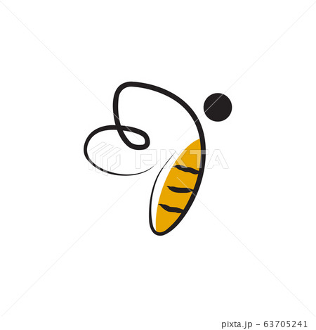 Bee icon logo design inspiration 63705241