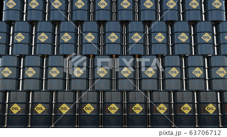 Oil Market crisis or growth large group of oil 63706712