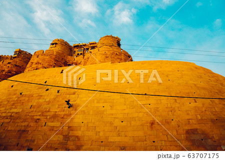 Jaisalmer Fort, historic architecture in India Jaisalmer Fort, historic architecture in India 63707175