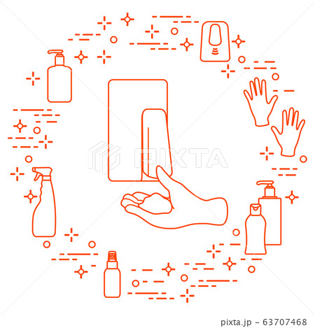 Coronavirus nCoV COVID-19 Hand washing sanitizer Coronavirus nCoV COVID-19 Hand washing sanitizer 63707468