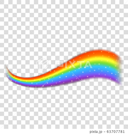 Rainbow icon isolated on transparent background Rainbow icon isolated on transparent background 63707781