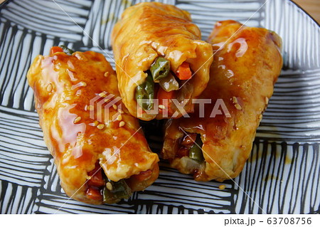 野菜つくね照焼 63708756