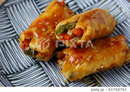 野菜つくね照焼 野菜つくね照焼 63708763