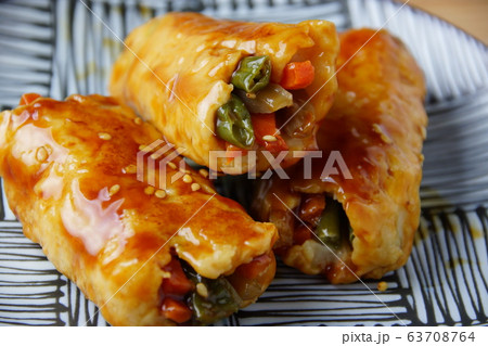 野菜つくね照焼 野菜つくね照焼 63708764