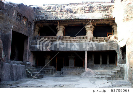 Storied Cave Temples at Ellora Storied Cave Temples at Ellora 63709063