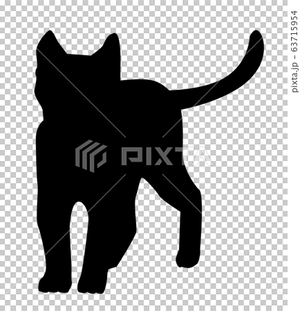 stop sign black and white clipart cat