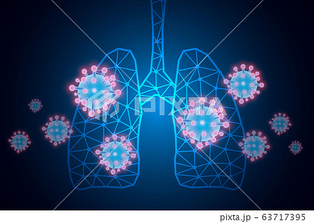 Coronavirus, Covid-2019, lungs infection, dangerous virus 63717395
