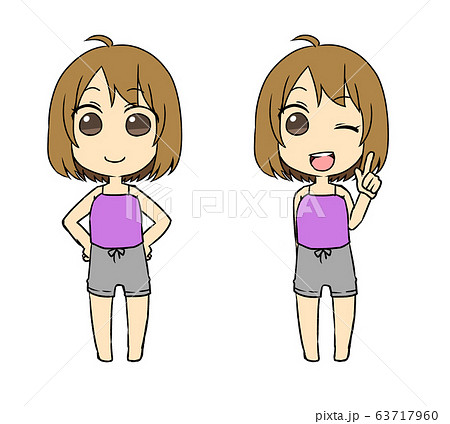 部屋着の女性 部屋着の女性 63717960