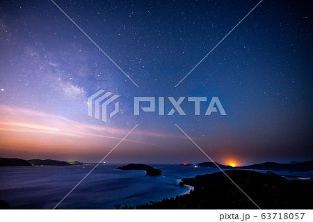 座間味島の天の川 座間味島の天の川 63718057