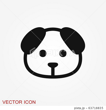 Puppy icon. Dog symbol. Vector element for your Puppy icon. Dog symbol. Vector element for your 63718835
