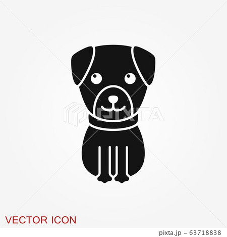 Puppy icon. Dog symbol. Vector element for your 63718838