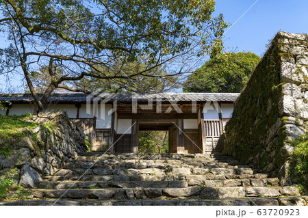 [福岡県]秋月城址・長屋門 63720923