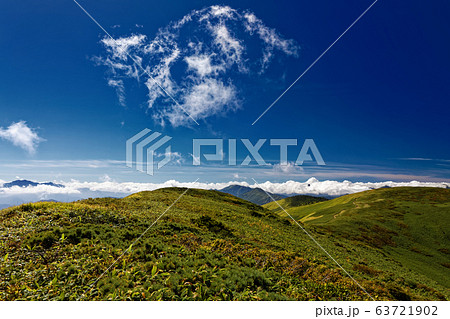 初秋の巻機山・牛ヶ岳の風景 初秋の巻機山・牛ヶ岳の風景 63721902