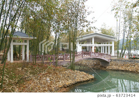 River landacape of the Mount Danxia area River landacape of the Mount Danxia area 63723414