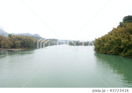 River landacape of the Mount Danxia area 63723416