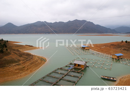 River landacape of the Mount Danxia area River landacape of the Mount Danxia area 63723421