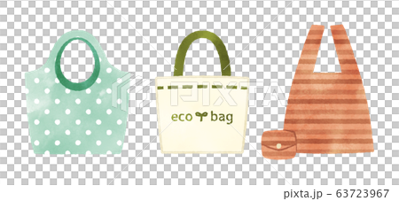 エコバッグ-マイバッグ-水彩 63723967