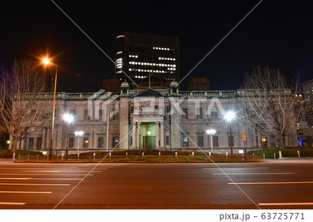 日本銀行大阪支店の夜景 日本銀行大阪支店の夜景 63725771