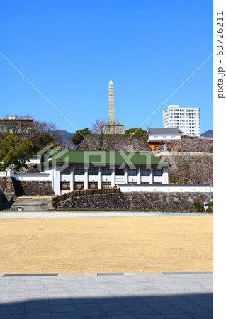 ■ 甲府城 ■ 舞鶴城公園 ■ 快晴 ■ 山梨県 ■ 桜満開 63726211