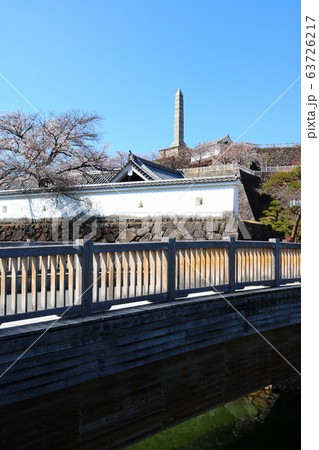 ■ 甲府城 ■ 舞鶴城公園 ■ 快晴 ■ 山梨県 ■ 桜満開 63726217