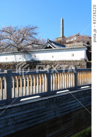 ■ 甲府城 ■ 舞鶴城公園 ■ 快晴 ■ 山梨県 ■ 桜満開 63726220