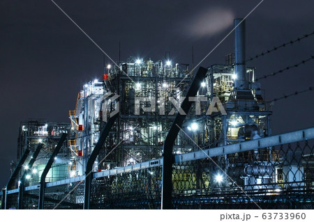 工場夜景 63733960