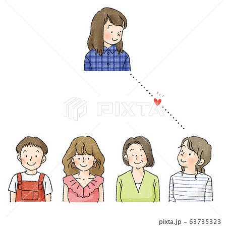 Lgbtq 図解l レズビアン のイラスト素材