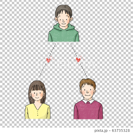 LGBTQ 図解B(バイセクシャル男性) LGBTQ 図解B(バイセクシャル男性) 63735328